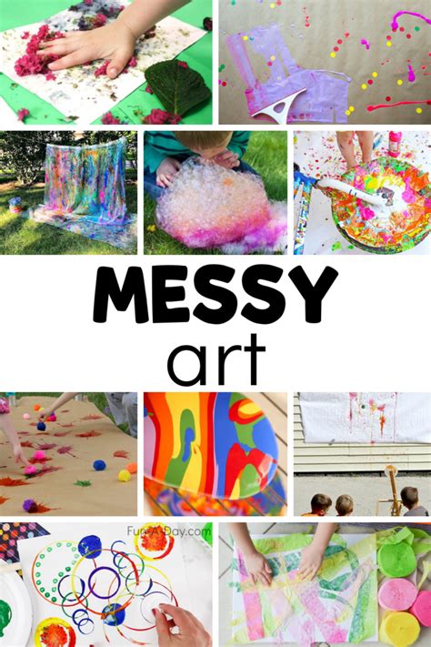 Messy Art That Inspires Creativity - Fun-A-Day!