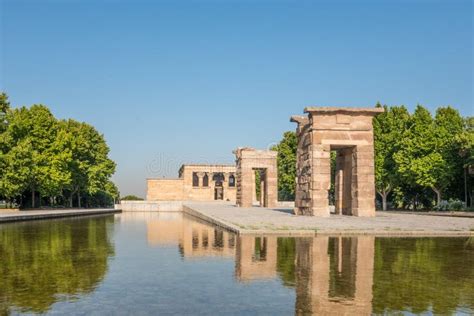 Temple of Debod, Parque Del Oeste,Madrid, Spain Stock Image - Image of ...