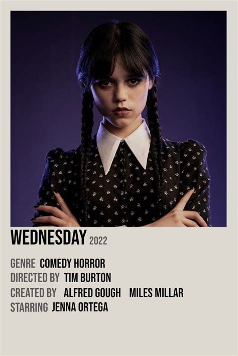 Wednesday Netflix Polaroid Poster | Wednesday movie, Movie posters minimalist, Wednesday addams