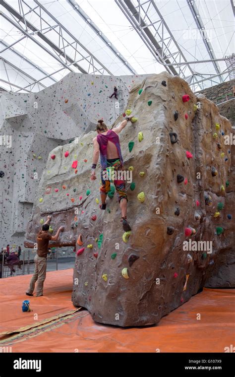 Edinburgh International Climbing Arena Ratho, Scotland, UK Stock Photo - Alamy