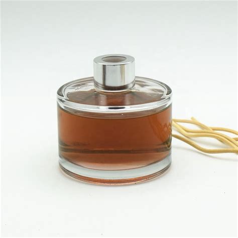 100ml Clear Round Reed Diffuser Bottle With Aluminum Screw Cap , Find ...