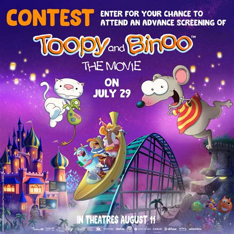 GIVEAWAY! Advance Screening of TOOPY AND BINOO: THE MOVIE! | ScreenFish