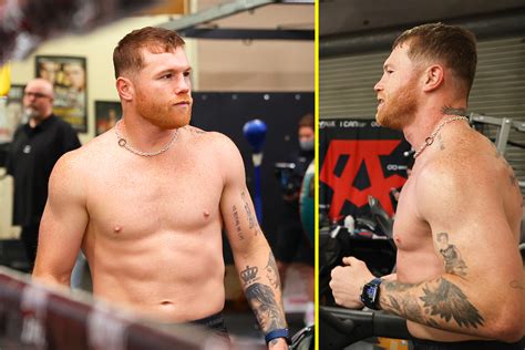 Canelo Alvarez looks huge in training photos as he bulks up to light ...