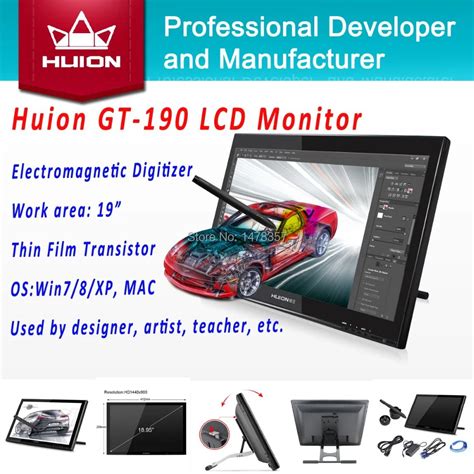 Aliexpress.com : Buy New Huion GT 190 19" Interactive Graphics Tablet ...