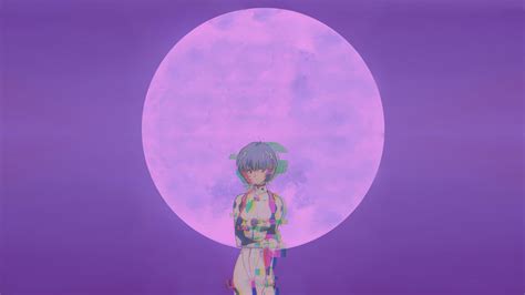 Neon Genesis Evangelion Ayanami Rei #Moon #4K #wallpaper #hdwallpaper #desktop Full Hd Wallpaper ...