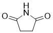 Draw a structural formula for given compound. Succinimide | Quizlet