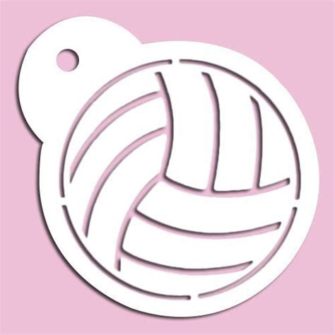 Volleyball Stencil | Volleyball, Volleyball t shirt designs, Volleyball ...