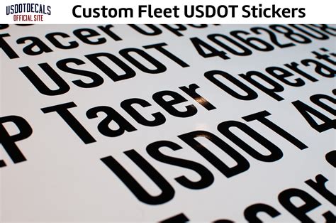 Shop The Best Decal Products Online! Shop From USDOT Truck Door Decals – USDOT Decals