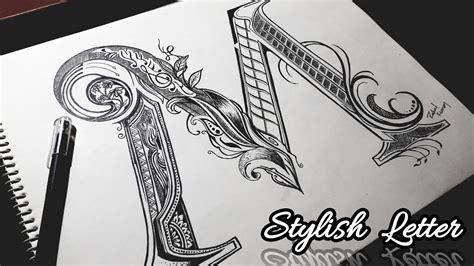 How To Write Stylish Letter M Letter M In Calligraphy - vrogue.co