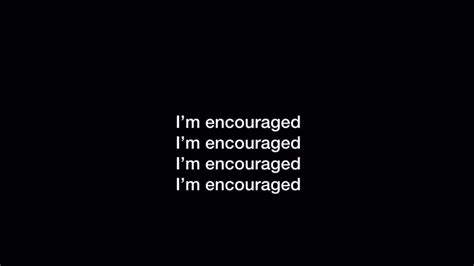 Encourage yourself lyric and backup vocals - YouTube