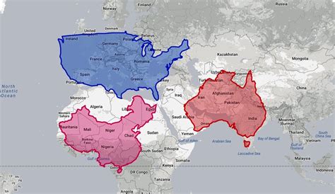 This incedible map tool lets you see just how distorted the Mercator projection is