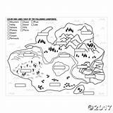 Landform Coloring Sheet Pages sketch template