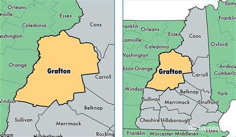 Grafton County, New Hampshire / Map of Grafton County, NH / Where is Grafton County?