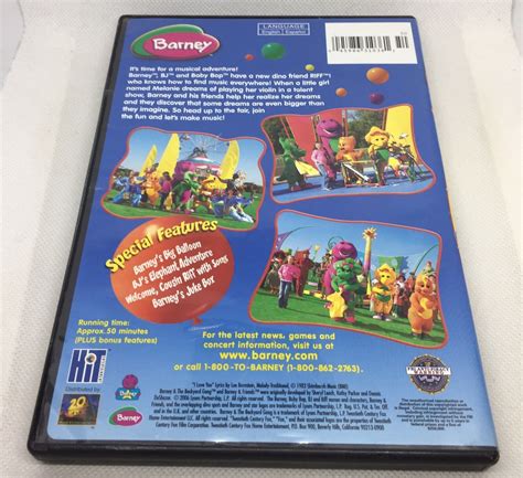 Barney Let’s Make Music DVD Live Action 2006 Lyons 45986310361 | eBay