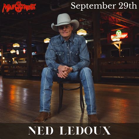 ARTIST PAGE - Ned LeDoux - Main Street Crossing