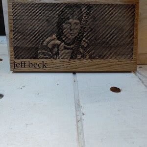 Jeff Beck English Rock Guitarist Photo Carving - Etsy