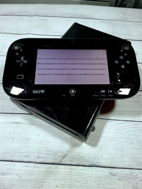 Nintendo Wii U 32GB Black Console Deluxe Set with Nintendo Land - WUPSKAFB for sale online | eBay