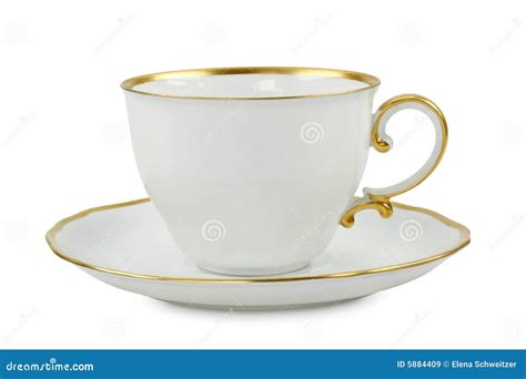 Tea Cup With Plate Royalty Free Stock Images - Image: 5884409