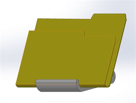 Modern Desktop Paper Organizer by Flynx Prints | Download free STL model | Printables.com