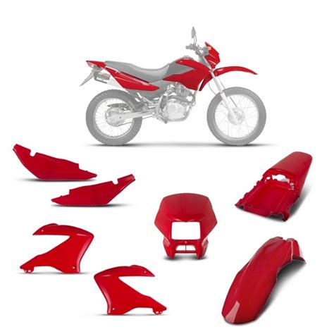 Kit Peças De Moto Completo Modelo Original Carenagem Honda NXR Bros 125 ...