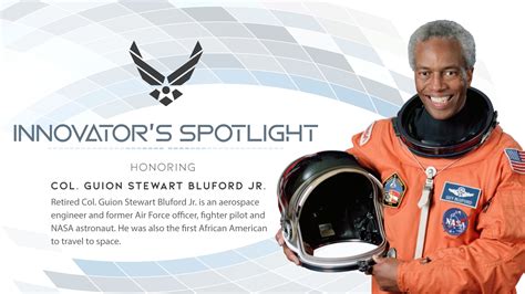 Innovator's Spotlight: Col. Guion S. Bluford > Air Force > Article Display