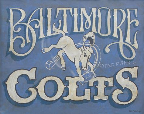 Baltimore Colts | vintage: typography&branding | Pinterest