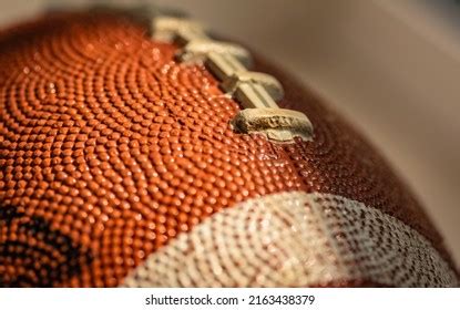 American Football Ball Texture Background Stock Photo 2163438379 ...