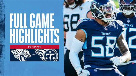 Jaguars vs. Titans Highlights Week 14 | Game Highlights