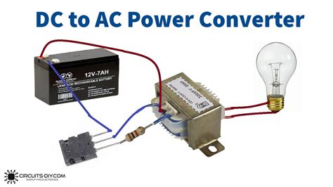 DC to AC Power Converter using 2SC5200 Transistor