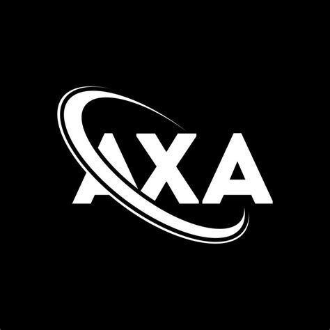 AXA logo. AXA letter. AXA letter logo design. Initials AXA logo linked with circle and uppercase ...