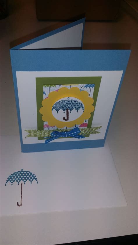 Rainy Day Card | Greeting cards handmade, Handmade greetings, Cards