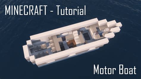 Minecraft Motor Boat - Tutorial (Interior) - YouTube