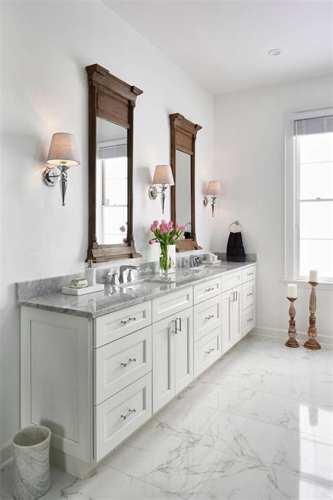 White Carrara Marble Bathroom