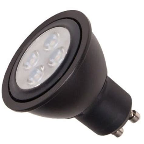 Lamp LED GU10 GU10 8 watt 120 3000K Bulb in Black