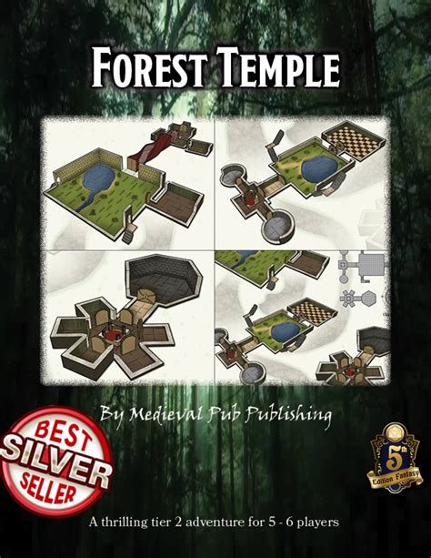 Forest Temple - Elven Tower | Hommage Adventures | Dungeon Masters Guild