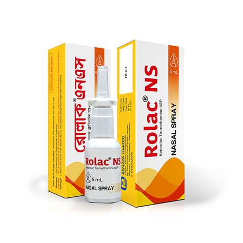 Rolac NS | 15.75 mg/actuation | Nasal Spray | রোলাক এনএস ১৫.৭৫ মিগ্রা/স্প্রে নাকের স্প্রে ...