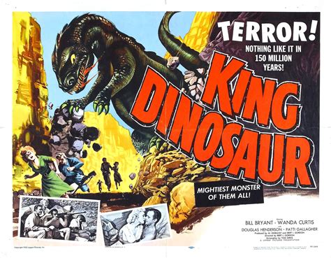 King Dinosaur (1955) | Dinosaur movie, Dinosaur posters, Movie monsters