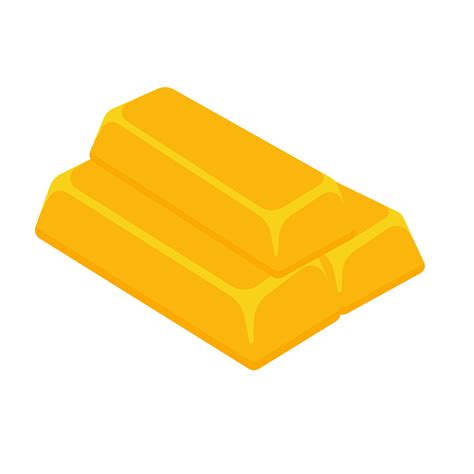 Gold bar icon. Stacked yellow gold bars Concept of saving money on gold assets 14475137 PNG