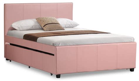 Finley Full Trundle Bed – Pink | Furniture.ca