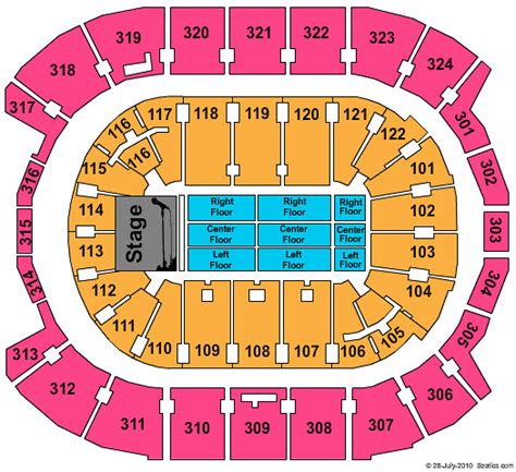 Air Canada Centre End Stage Concert Seating Chart | Where's My Seat | Flickr