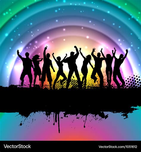 Grunge party background Royalty Free Vector Image