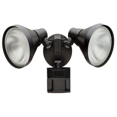 Defiant 110 Degree Black Motion Activated Outdoor Flood Light-DFI-5415 ...