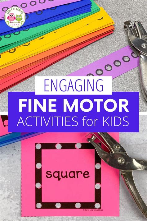 Fine Motor Activities For Kids, Motor Skills Activities, Work Activities, Preschool Learning ...