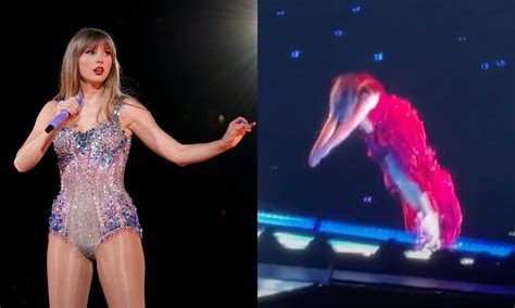 The Eras Tour: Taylor Swift gags fans with shock stage dive trick