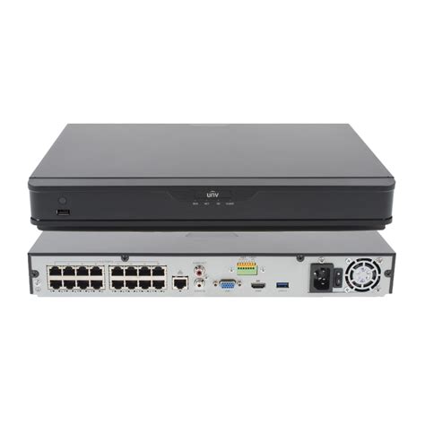 Uniview NVR302-16E-P16 16ch NVR with 16 PoE Ports