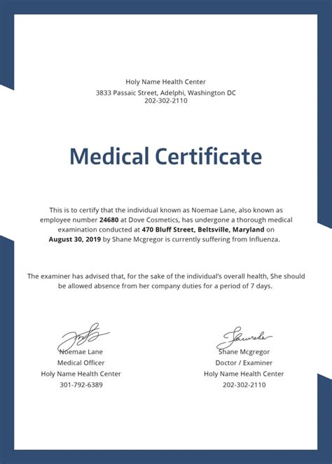 28+ Medical Certificate Templates in PDF | Free & Premium Templates