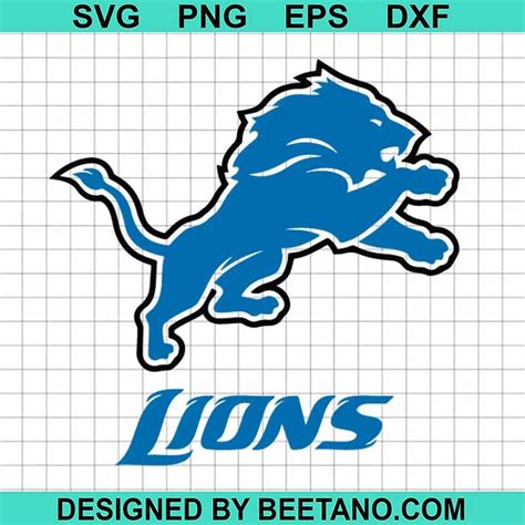 Detroit Lions logo SVG, Detroit Lions SVG, Football SVG | Detroit lions ...