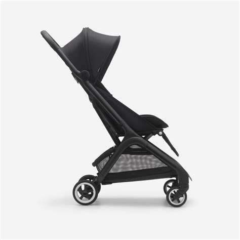 Bugaboo Butterfly seat stroller Midnight black sun canopy, midnight black fabrics, black chassis ...