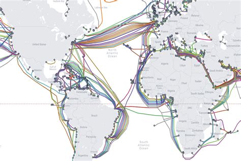 Visualizing Undersea Internet Cables – Center for Data Innovation