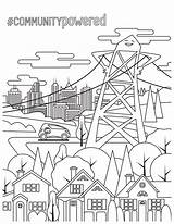 Electric Coloring Pages sketch template
